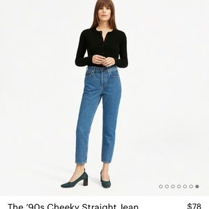 Everlane 90s cheeky jean